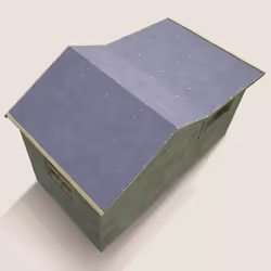 Soulet Cabane en bois traité pour enfant avec préau et banc - hacienda