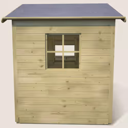 Soulet Cabane en bois traité pour enfant avec préau et banc - hacienda - Vue supplémentaire 5