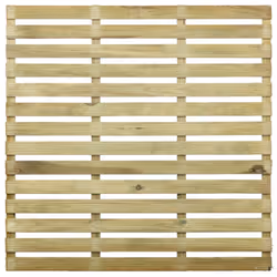 Pose facile avec débords pour avoir un espacement entre les dalles. Matière principale: Bois Couleur: Naturel Dimension: L.10 ...