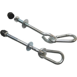 Lot de 2 crochets mousqueton en acier inoxydable