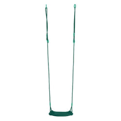 Siège balançoire vert réglable avec assise en plastique