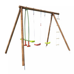 Soulet Grand Portique En Bois Pour Enfant 4 Agrès - Gabin