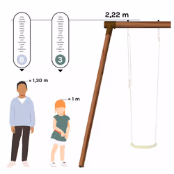 Soulet Grand Portique En Bois Pour Enfant 4 Agrès - Gabin - Vue supplémentaire 12