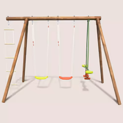 Soulet Grand Portique En Bois Pour Enfant 4 Agrès - Gabin - Vue supplémentaire 5