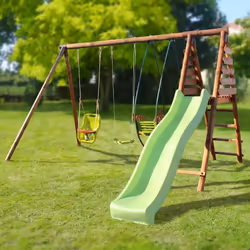 Soulet Station Pour Enfant Avec Portique Et Toboggan - Colza - Vue supplémentaire 10
