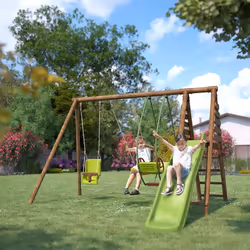 Soulet Station Pour Enfant Avec Portique Et Toboggan - Colza - Vue supplémentaire 11