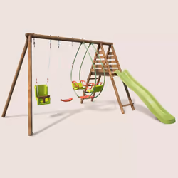 Soulet Station Pour Enfant Avec Portique Et Toboggan - Colza - Vue supplémentaire 6