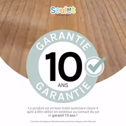 Soulet Station Avec Portique En Bois Balançoire Et Toboggan - Jacinthe - Vue supplémentaire 13