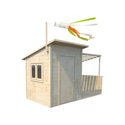 Soulet Cabane en bois avec pergola pour enfants - santa barbara