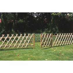 Forest - style Barrière bois Pony style naturel, H.100 x l.250 cm