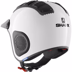 Shark ATV-Drak Blank Casque Off-Road, blanc, taille XS pour Hommes