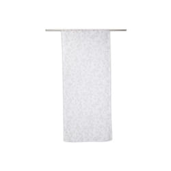Vitrage tamisant Empreinte blanc l. 90 x h. 210 cm - Sans Marque