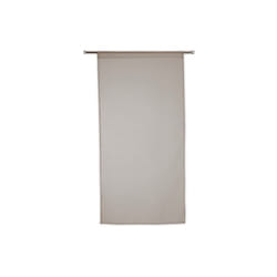Sans Marque - Paire de vitrages tamisant Leo gris poivre n5 l. 45 x h. 120 cm