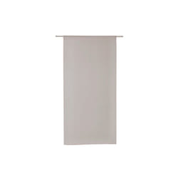 Sans Marque - Paire de vitrages tamisant Leo gris poivre n5 l. 60 x h. 180 cm