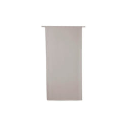 Sans Marque - Vitrage tamisant Leo gris poivre l. 80 x h. 160 cm