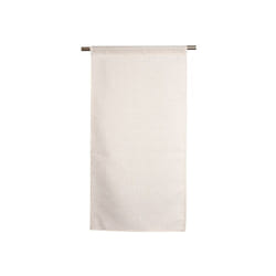 Vitrage tamisant Lazaro ecru et dore l. 80 x h. 160 cm - Sans Marque