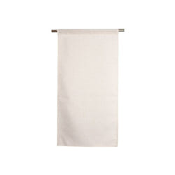 Vitrage tamisant Lazaro ecru et dore l. 90 x h. 210 cm - Sans Marque