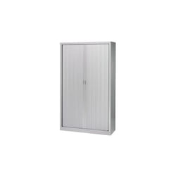 Armoire haute à rideaux monoblocs Generic 198 x 120 cm alu-alu