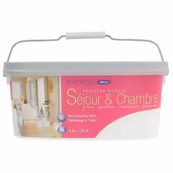 Peinture murale - Indigo - Vert deau - Monocouche - Satiné - 25 L