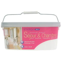 Peinture murale - Indigo - Vert deau - Monocouche - Satiné - 25 L