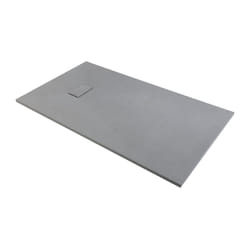 Odyssea - Receveur de douche - Gaïa Extra-plat - Gris effet pierre - l. 160 cm - l. 90 cm