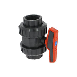Vanne plastique 1/4 tour femelle-femelle 50-60