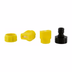 Pour multijet vendu à la coupe ou pour raccorder 2 multijets. 1 raccord clic femelle, 1 bouchon, 1 nez de robinet 3/4 femelle ...