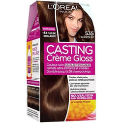 Coloration - LOréal - Casting Crème Gloss - Chocolat 535 - Sans ammoniaque - Brillance glossy