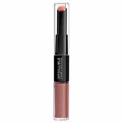 Vous recherchez un rouge à lèvres dont la tenue est réellement exceptionnelle&nbsp;? Le rouge à lèvres longue tenue en deux étapes L’Oréal Paris Infaillible Duo apporte à vos lèvres une couleur intense qui dure jusqu’à 24&nbsp;heures. La couche de baume hydrate vos lèvres et les laisse parfaitement soyeuses.