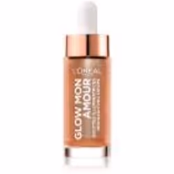 Une seule goutte de l’highlighter liquide L’Oréal Paris Glow Mon Amour vous garantit une peau saine et lumineuse.