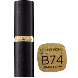 LOréal Paris - Rouge à Lèvres Color Riche Mat - B74 Brass Flash
