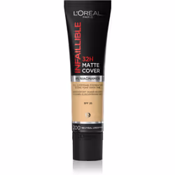 Peu importe ce qui vous attend au cours de la journée à venir, le fond de teint matifiant longue durée L’Oréal Paris Infailli ...