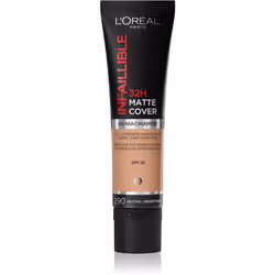 Peu importe ce qui vous attend au cours de la journée à venir, le fond de teint matifiant longue durée L’Oréal Paris Infailli ...