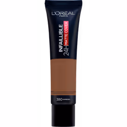 Fond de teint - LOréal Paris - Infaillible 24h Matte Cover - 380 Espresso - Haute couvrance - 35 ml