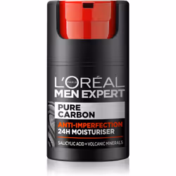 Le soin de la peau L’Oréal Paris Men Expert Pure Carbon donne à votre visage tout ce dont il a besoin pour toute la journée.