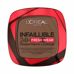 L' Oréal Paris Infaillible 24H Fresh Wear Fond de Teint en Poudre N°390 Ebène 9g