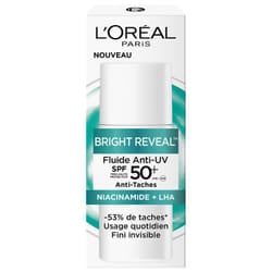L'Oréal Paris Bright Reveal Fluide Anti-UV Niacinamide Anti-Taches SPF50+ 50 ml