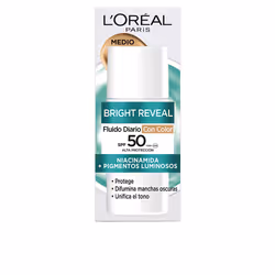 Bright Reveal Niacinamida fluido diario SPF50 #medio