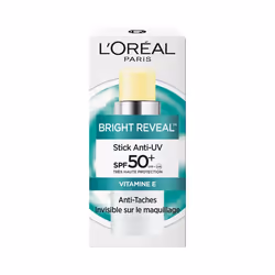LOréal Paris Bright Reveal Stick Anti-UV SPF50+ Anti-Taches Vitamine E 9ml