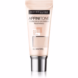 Offrez soin et perfection à votre visage. Le fond de teint hydratant Maybelline Affinitone hydrate en profondeur, unifie parf ...