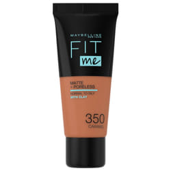 Maybelline New York Fit Me ! Fond de Teint Fluide Matte + Poreless 30 ml - Teinte : 350 Caramel