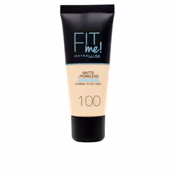 Fit ME! Foundation matte+poreless #100-warm ivory