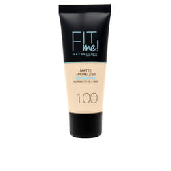 Fit ME! Foundation matte+poreless #100-warm ivory