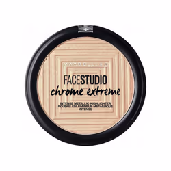 Maybelline New York - Poudre Enlumineur Métallique Face Studio Chrome - 300 Sandstone Shimmer