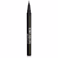 Sublimez votre regard et mettez en valeur vos yeux jusqu’à 24&nbsp;heures. Le feutre eyeliner Tattoo Studio® Liner Pen de Maybelline résiste efficacement à l’eau et aux frottements. Sa nouvelle formule à la pigmentation plus foncée vous permettra de tracer des lignes parfaites et précises. Son embout applicateur formé de 350&nbsp;poils vous permettra de créer des lignes épaisses. De plus