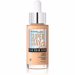 Sublimez votre teint avec le fluide de teint Maybelline Superstay 24H Skin Tint With Vitamin C. Adapté à tous les types de peaux même sensibles