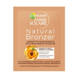 Garnier - Lingettes Bronzantes Visage & Corps Ambre Solaire -