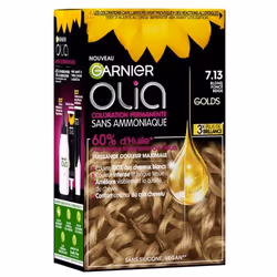 Coloration Permanente Olia GARNIER - Sans Ammoniaque - 7.13 Blond Beige Foncé