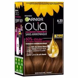 Coloration - Garnier - Olia - N6.35 Noisette - Crème - Sans ammoniaque