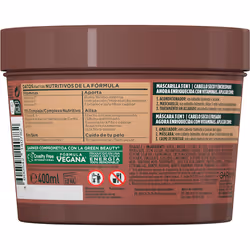 Fructis Hair Food masque lissant à la noix de coco 390 ml